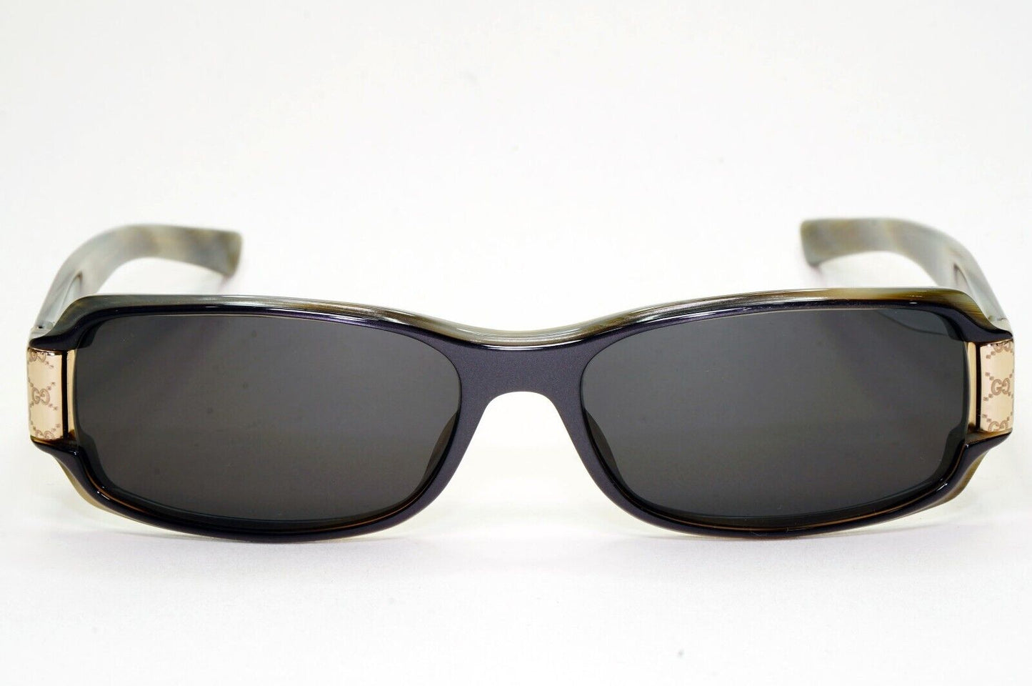 Gucci Sunglasses 1999 Vintage Black Grey Rectangle Small GG 2548/S NJ5 050824