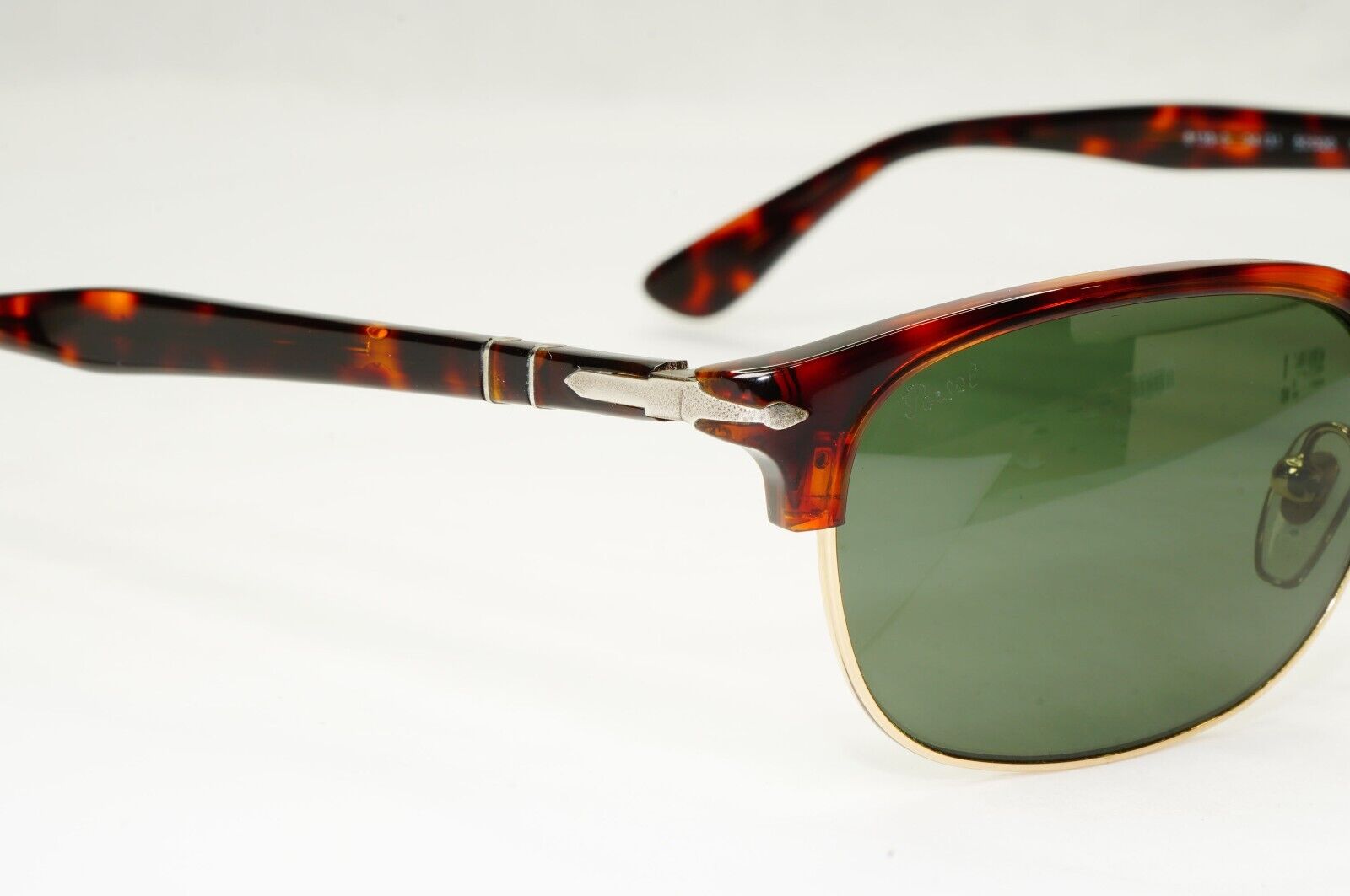 Persol Sunglasses 2015 Brown Tortoise Green Rectangle Vintage 8139-S 24/31 52mm