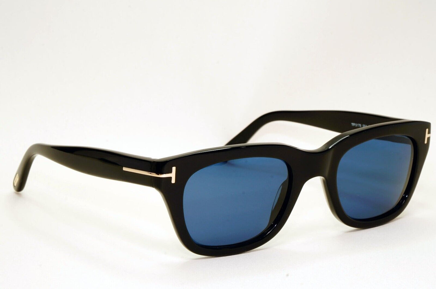 Tom Ford Sunglasses Black Glossy Dark Bue Spectre Bond FT5178 TF 5178 001 50mm