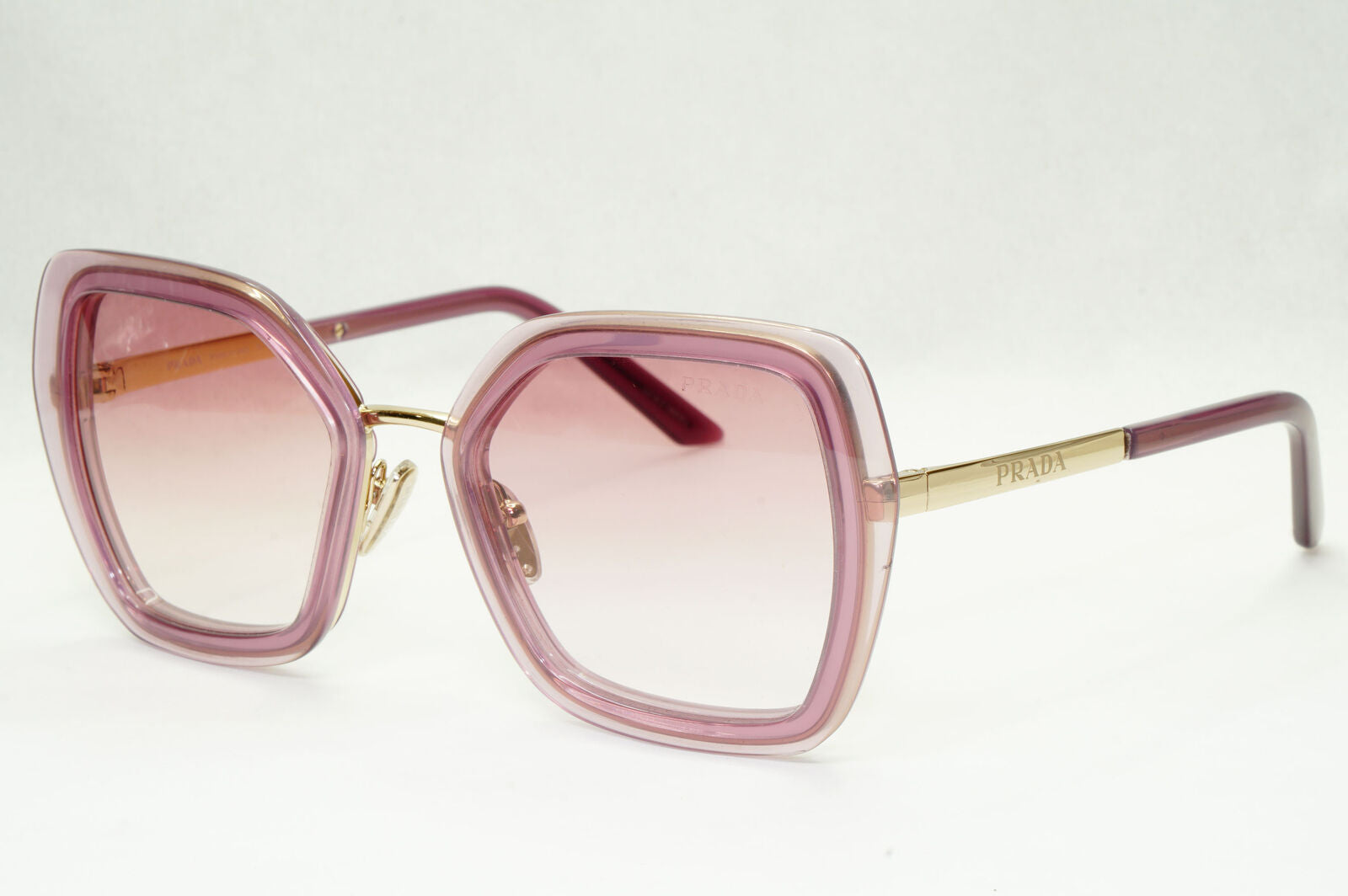 Prada Sunglasses Lilac Gold Buganville Opal Square PR53YS SPR 53Y 05Y-02O