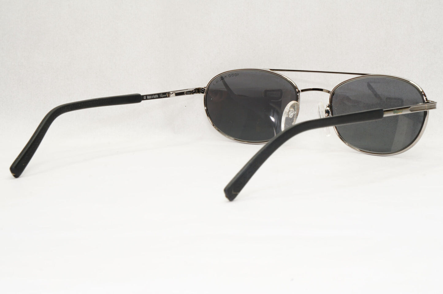 Chopard Sunglasses 1996 Vintage 1000 Miglia Silver Grey Oval C805 6062 191223