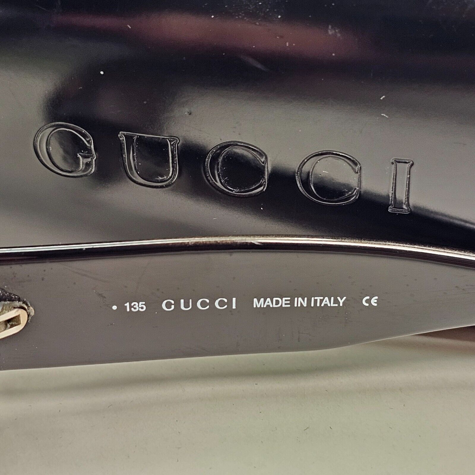 Gucci Sunglasses 1996 Vintage Brown Honey Transparent GG 2409/N/S 4NR 120824