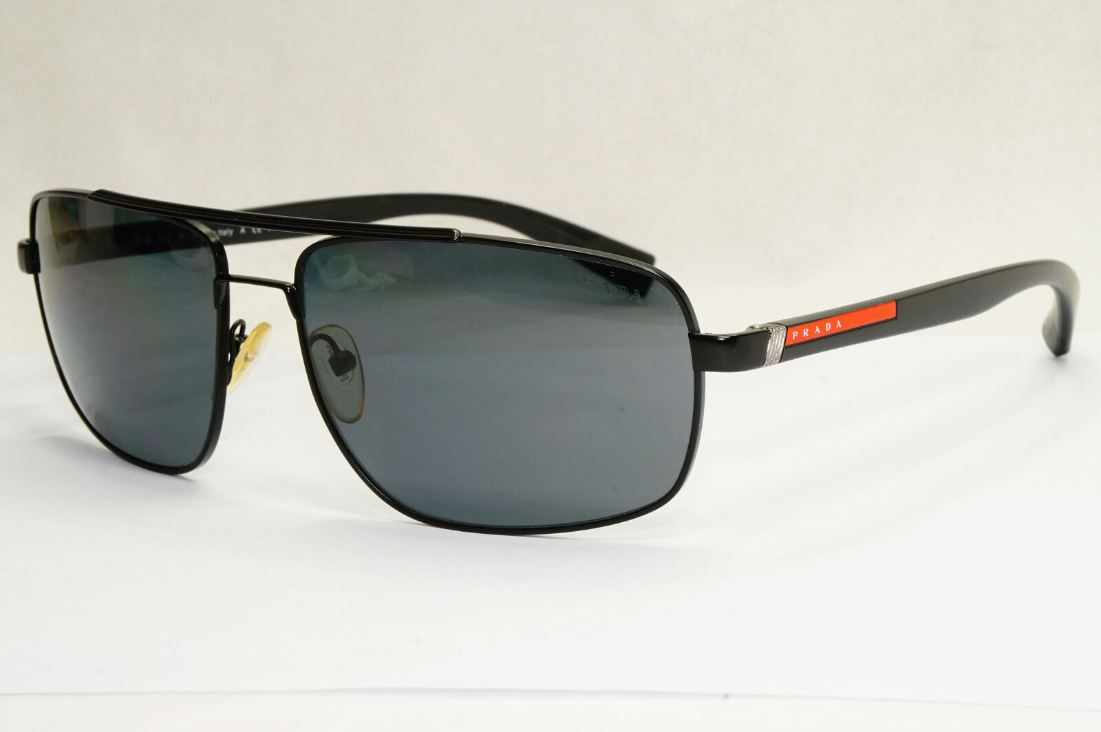 Prada Sunglasses 2011 Vintage Polarized Black Pilot PS55NS SPS 55N 1BO5Z1 180224