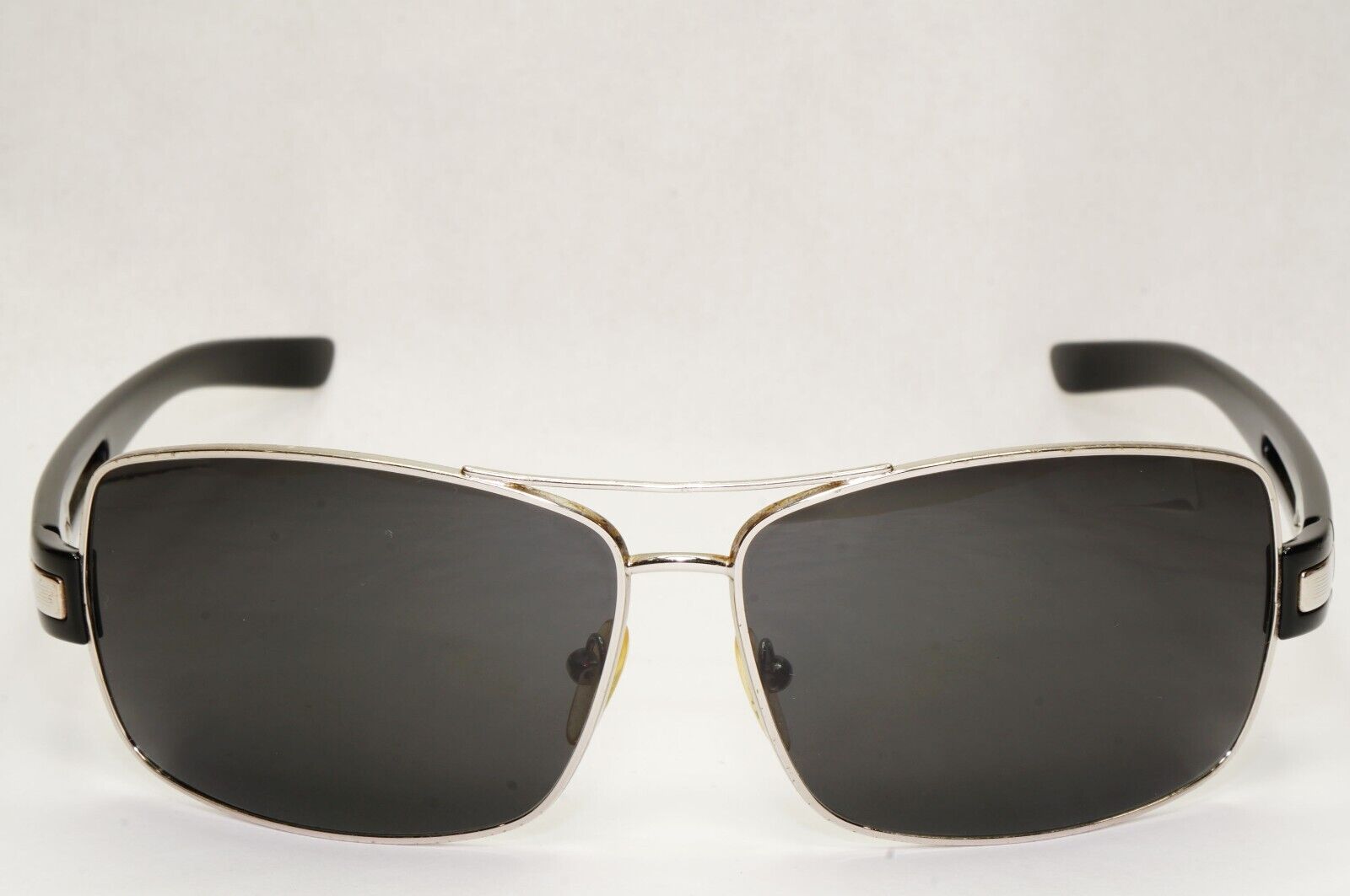 Prada Sunglasses 2011 Vintage Wrap Black Silver PR54IS SPR 54I 1BC-3M1 121223