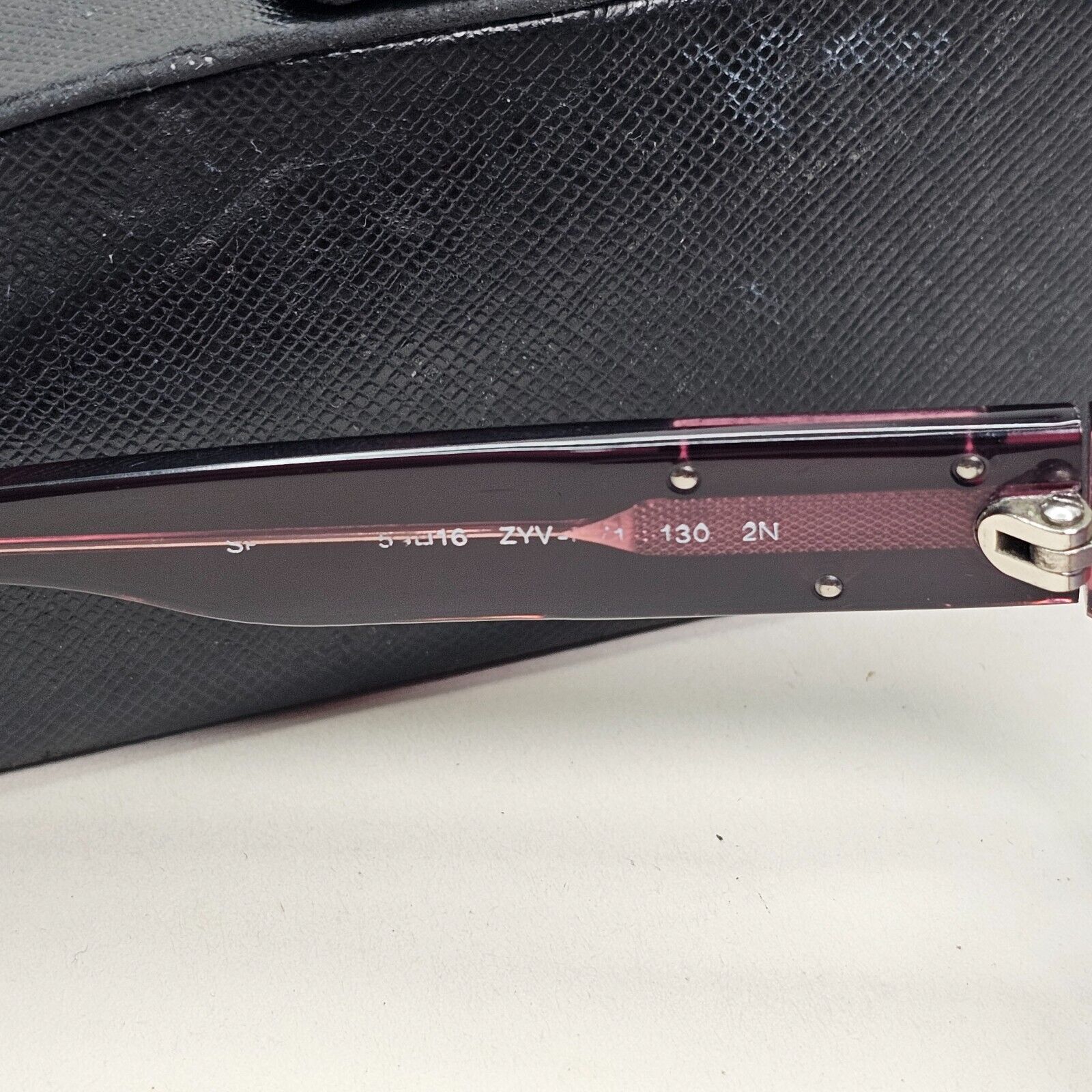 Prada Sunglasses 2011 Vintage Pale Red Triangle PR10MS SPR 10M ZYV-3M1 081124