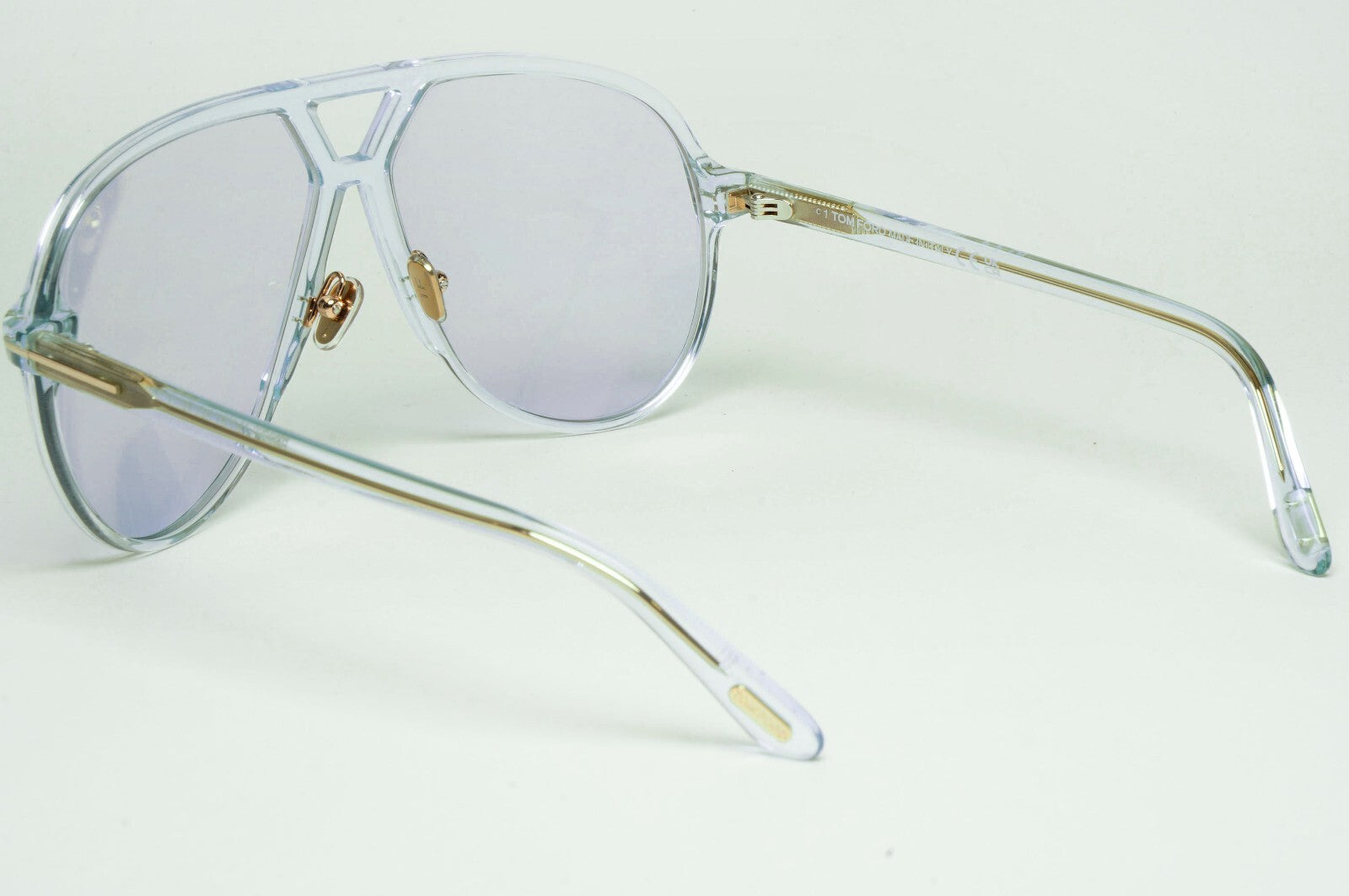 Tom Ford Sunglasses Bertrand Light Blue Oversized Pilot FT1061 TF 1061 84V