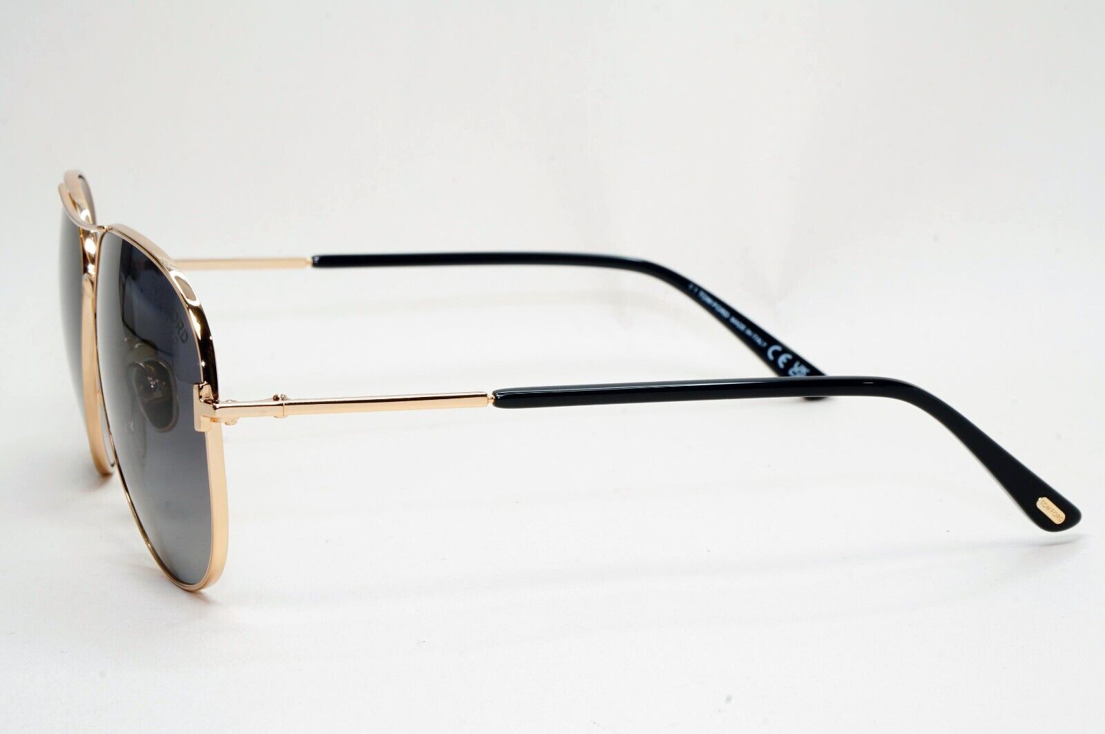 Tom Ford Sunglasses Clark Polarized Gold Pilot Grey FT0823 TF 823 28D 61mm