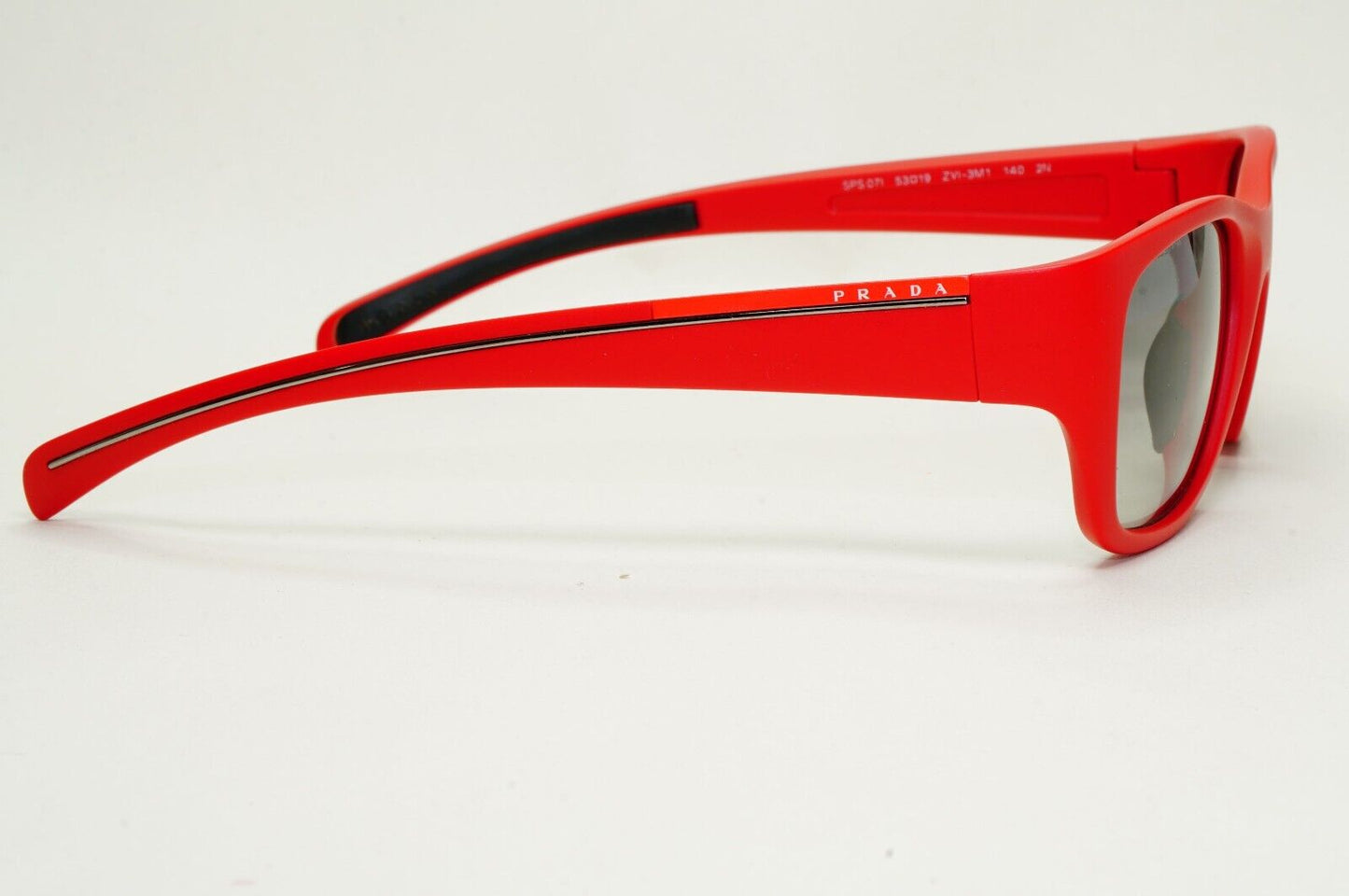 Prada Sunglasses 2007 Vintage Rare Red Square PS07IS SPS 07I ZVI-3M1 53mm 270924