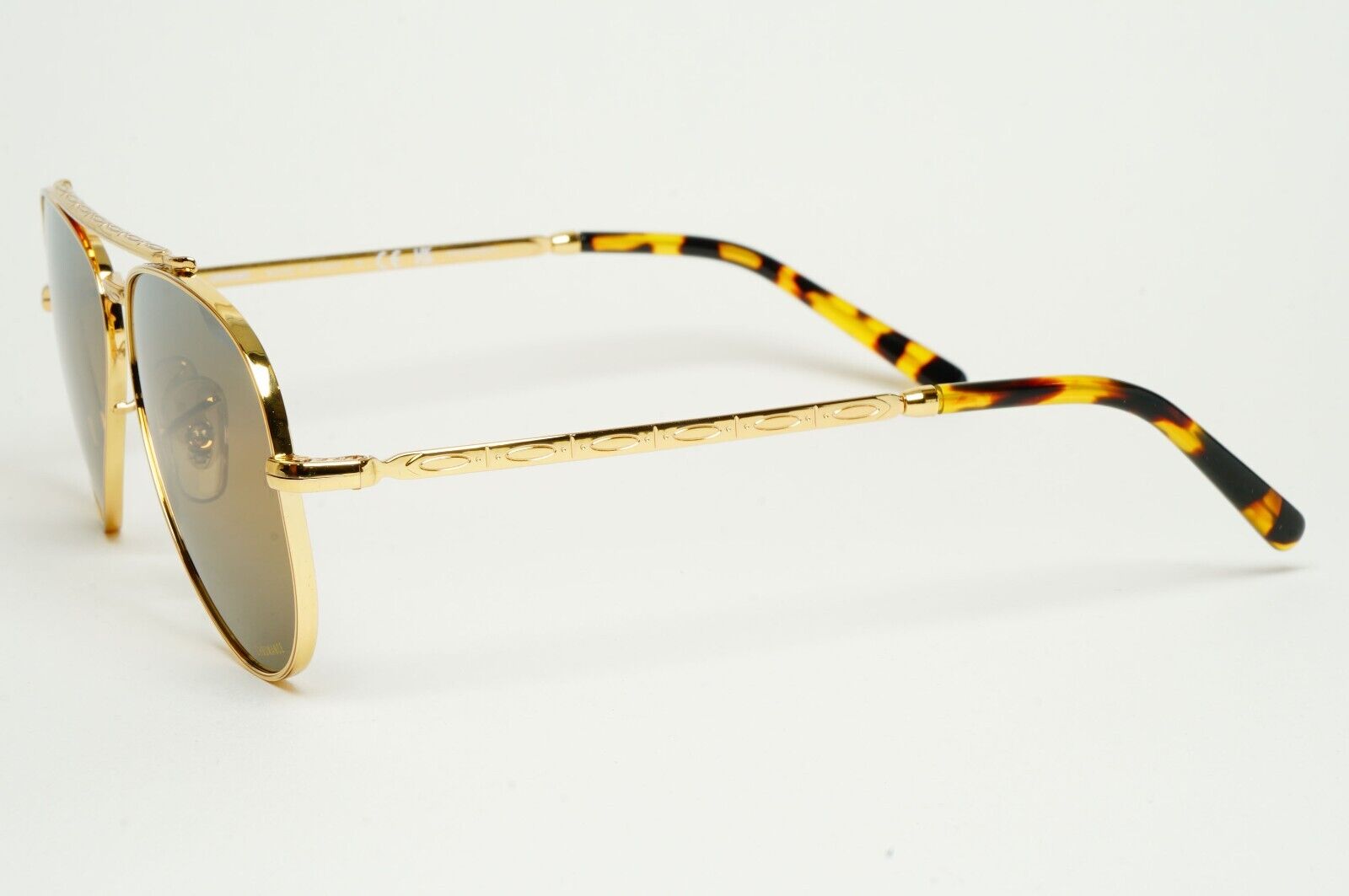 Ray-Ban Sunglasses Polarized New Aviator Gold Brown RB 3625 9196/G5 55mm