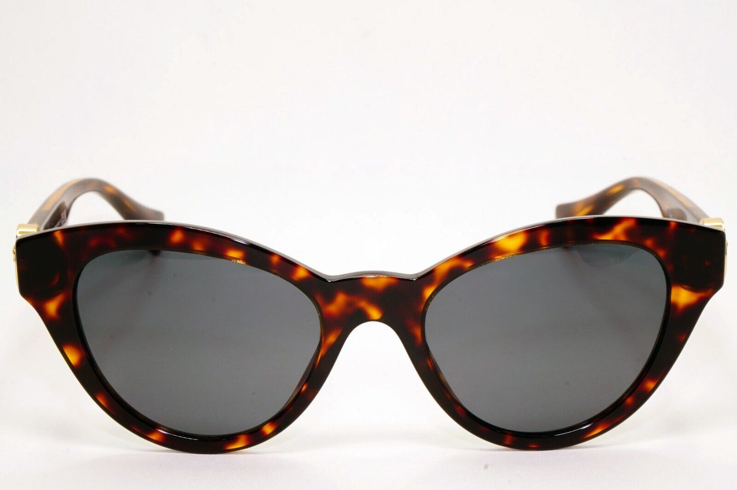 Versace Sunglasses Tortoise Havana Brown Grey Cat Eye MOD VE 4435 108/87 52mm