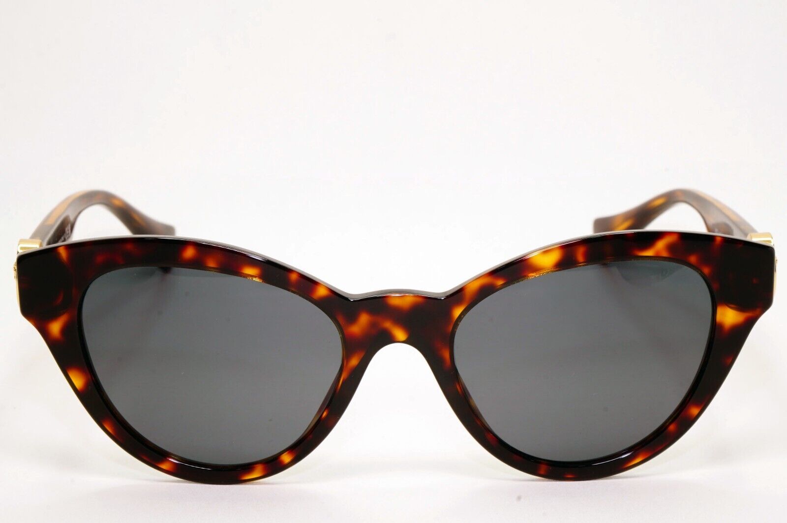 Versace Sunglasses Tortoise Havana Brown Grey Cat Eye MOD VE 4435 108/87 52mm