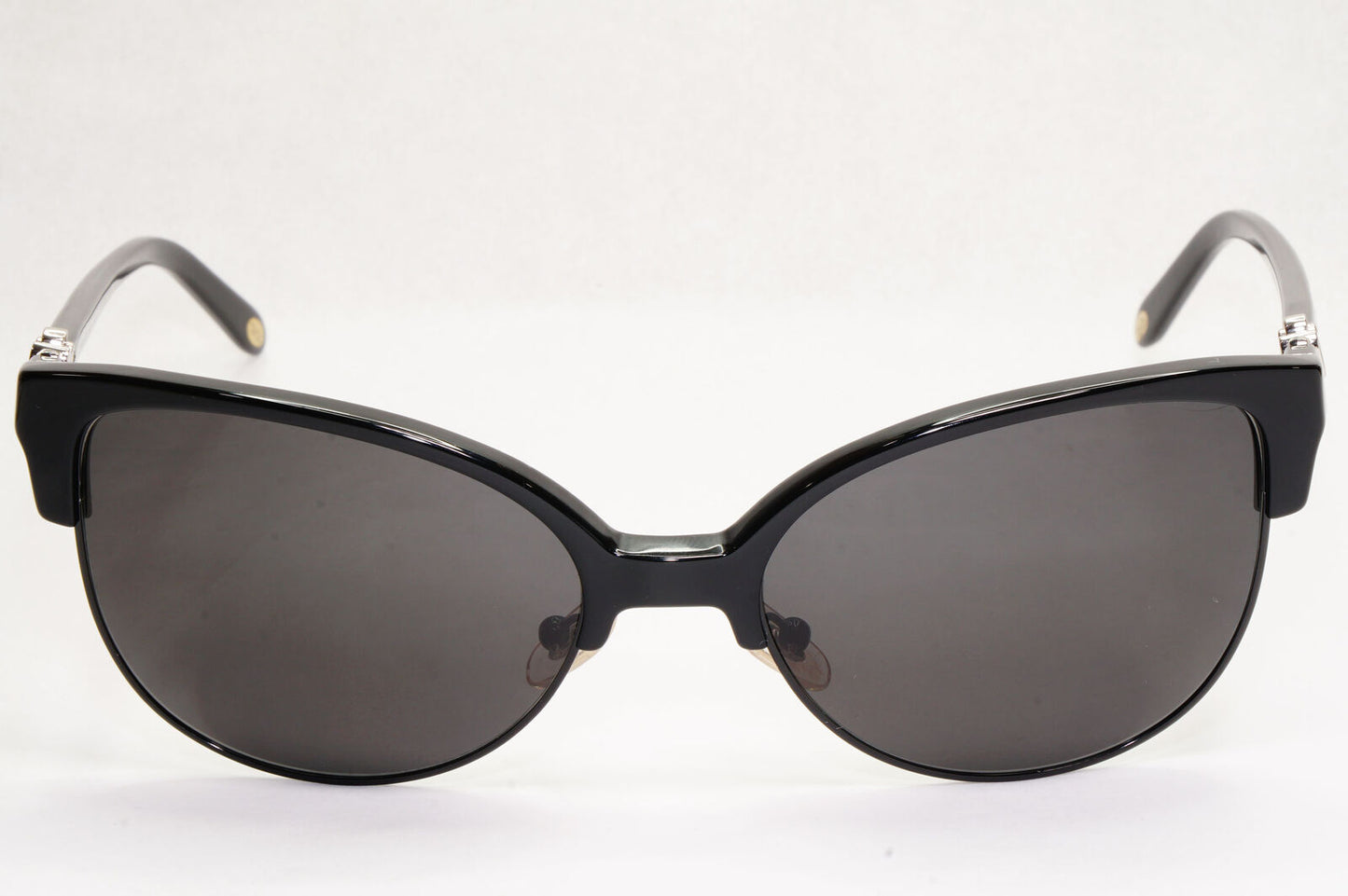 Tiffany & Co. Sunglasses 2014 Vintage Black Silver Locks TF 4080 8001/4U 141223