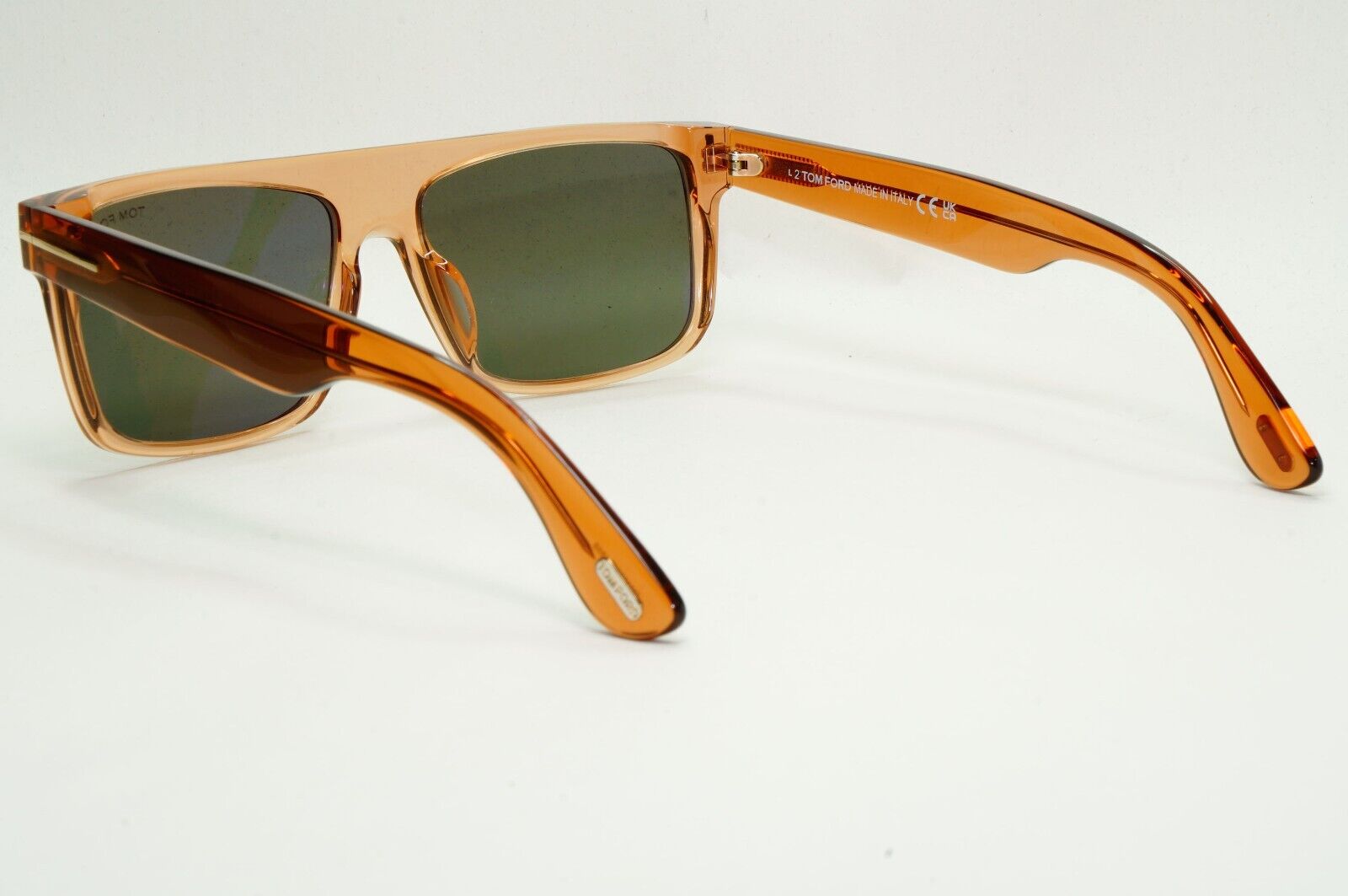 Tom Ford Sunglasses Philippe-02 Brown Transparent Honey Green FT0999 TF 999 45N