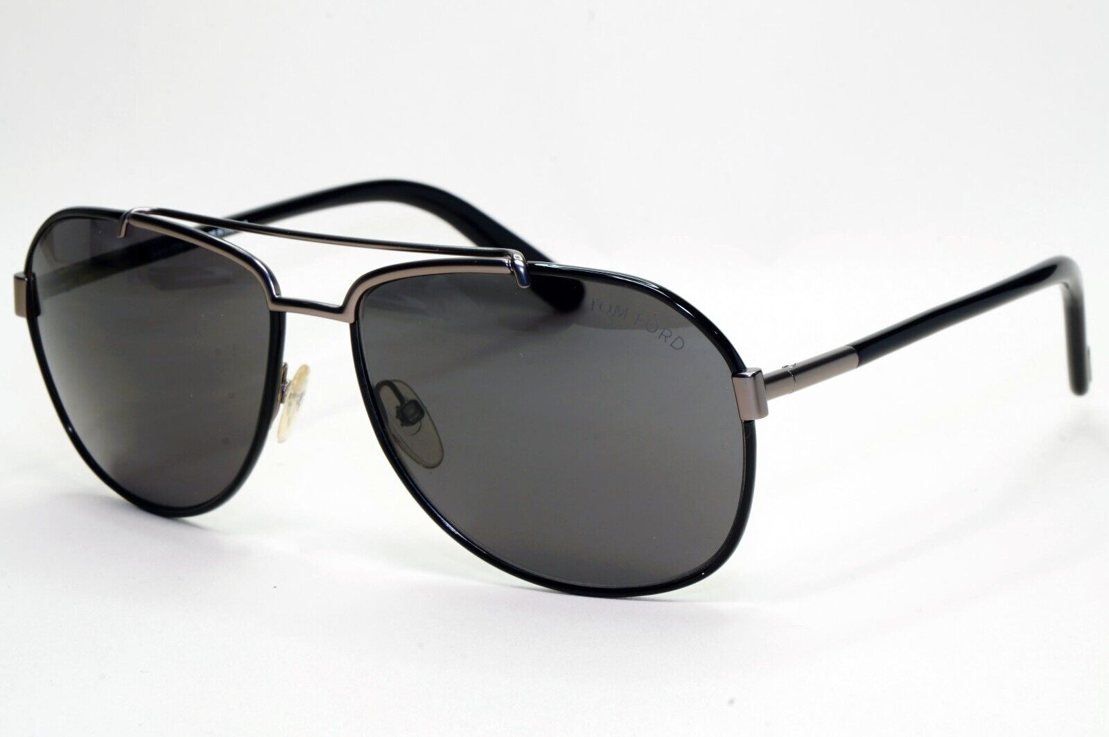Tom Ford Sunglasses Miguel Pilot Black Smoke Metal FT0148 TF 148 09A 60mm