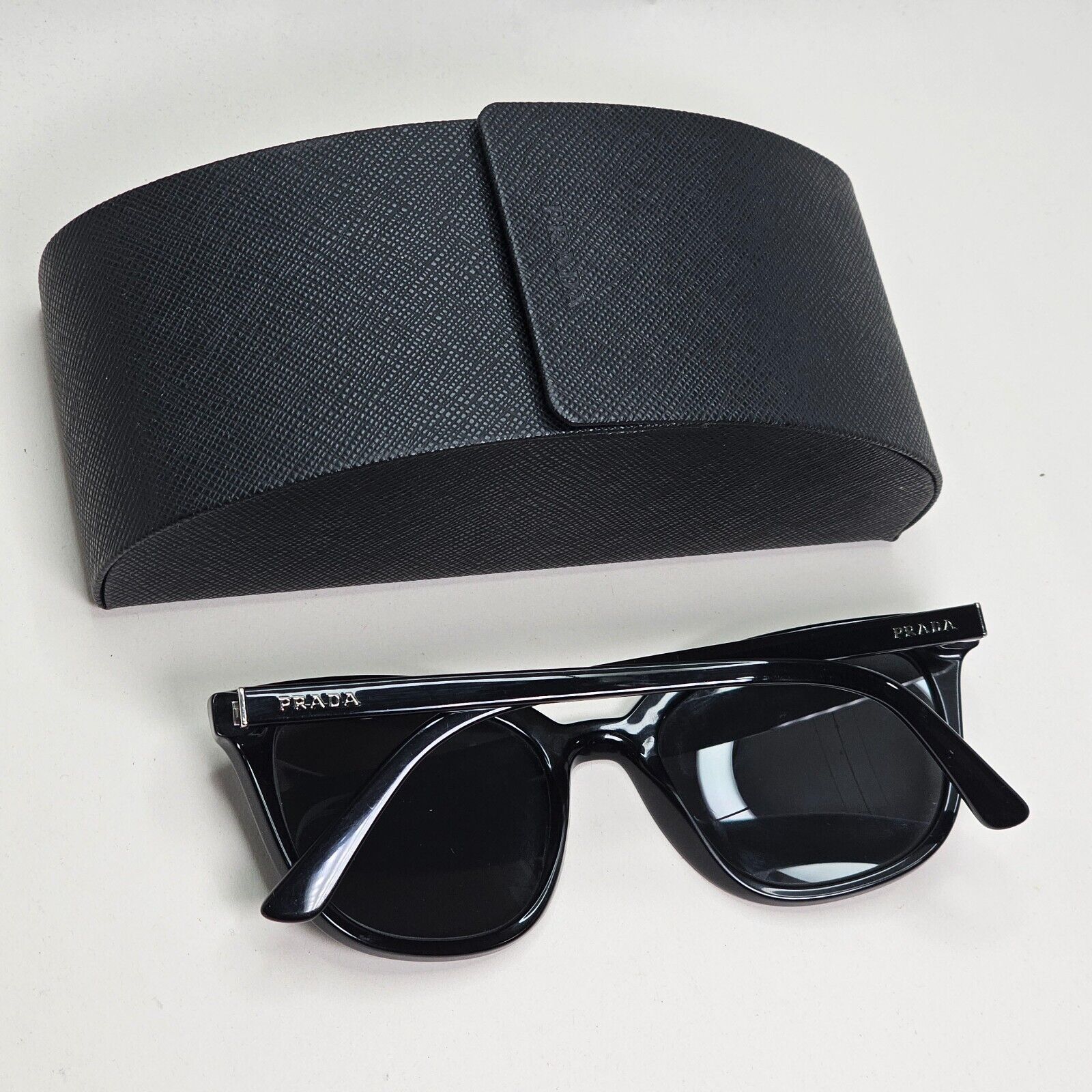 Prada Sunglasses 2020 Black Glosst Grey PR03XS SPR 03X 1AB-5S0 53mm 031124