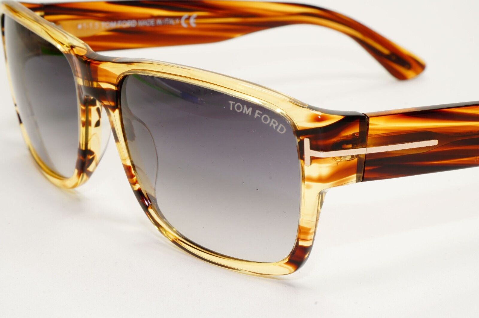 Tom Ford Sunglasses Mason Honey Brown Transparent Grey FT0445 TF 445 50B 58mm