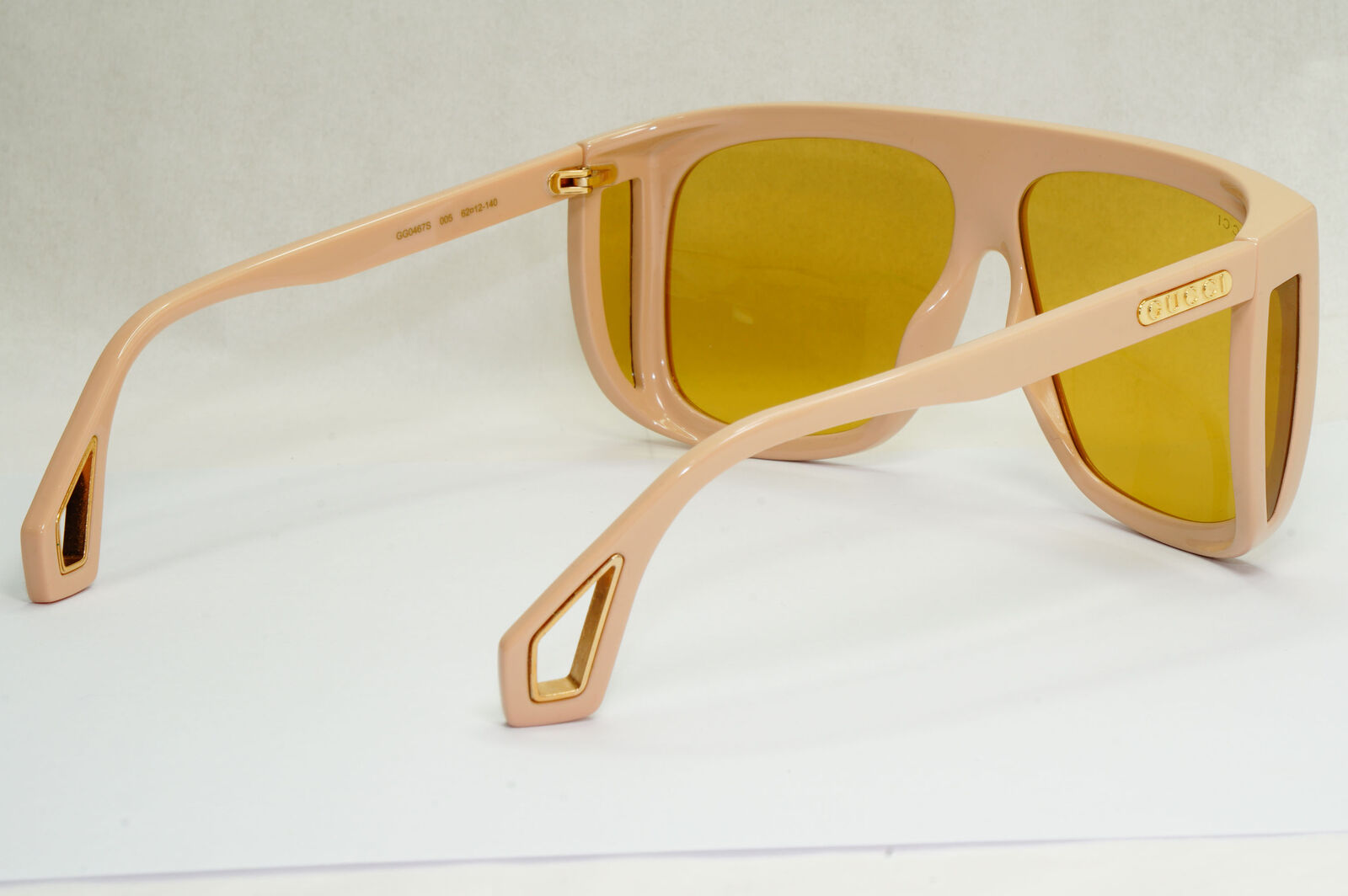 Gucci Sunglasses 2019 Beige Brown Square Oversized Large GG 0467S 005 130224