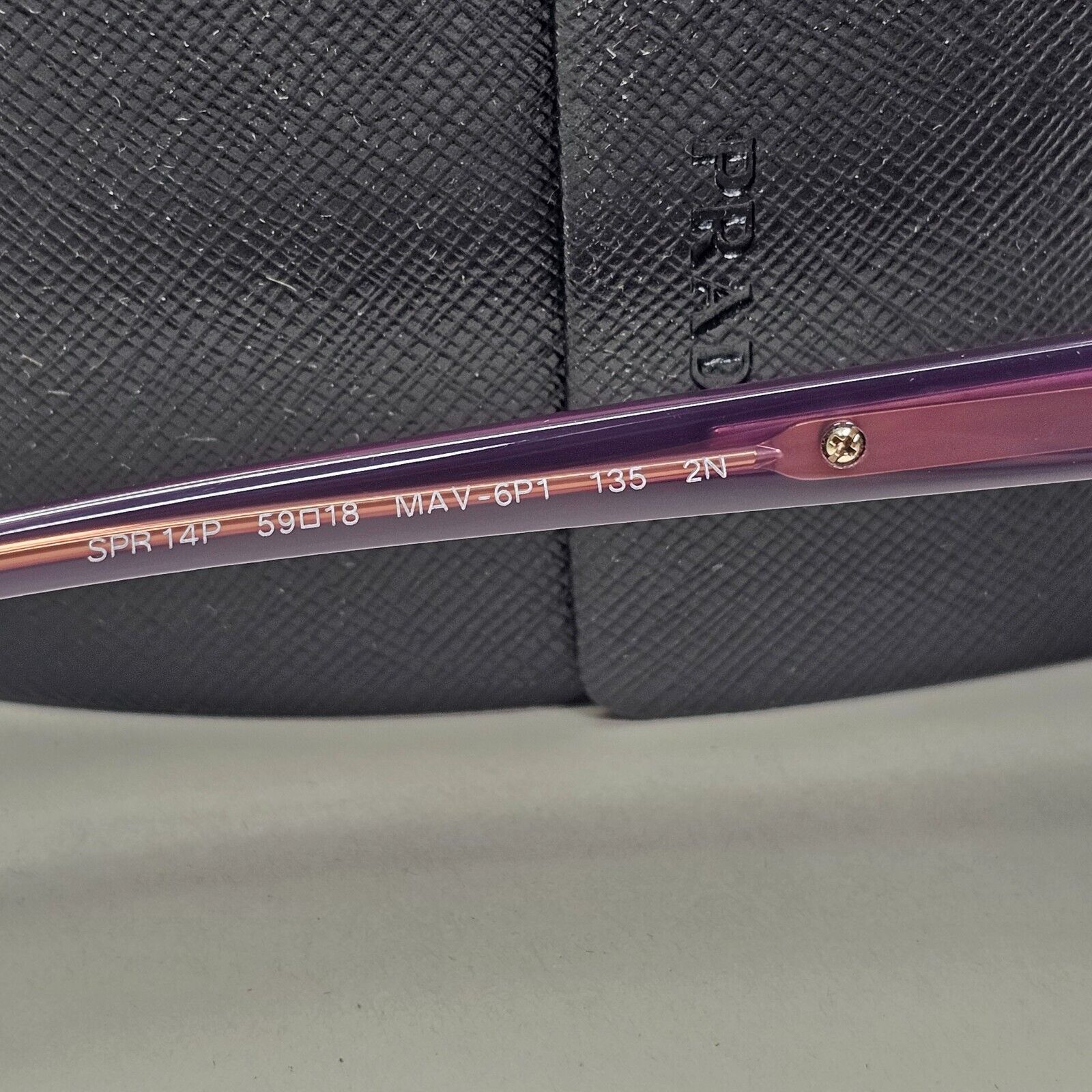 Prada Sunglasses 2013 Vintage Square Violet Brown PR14PS SPR 14P MAV-6P1 050824