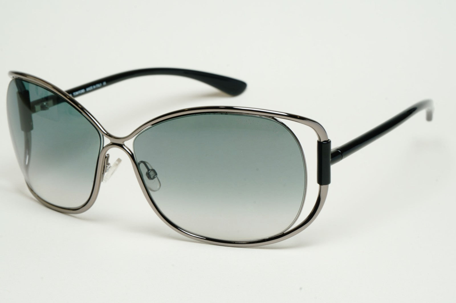 Tom Ford Sunglasses Eugenia Gunmetal Black Grey Gradient FT0156 TF 156 08B