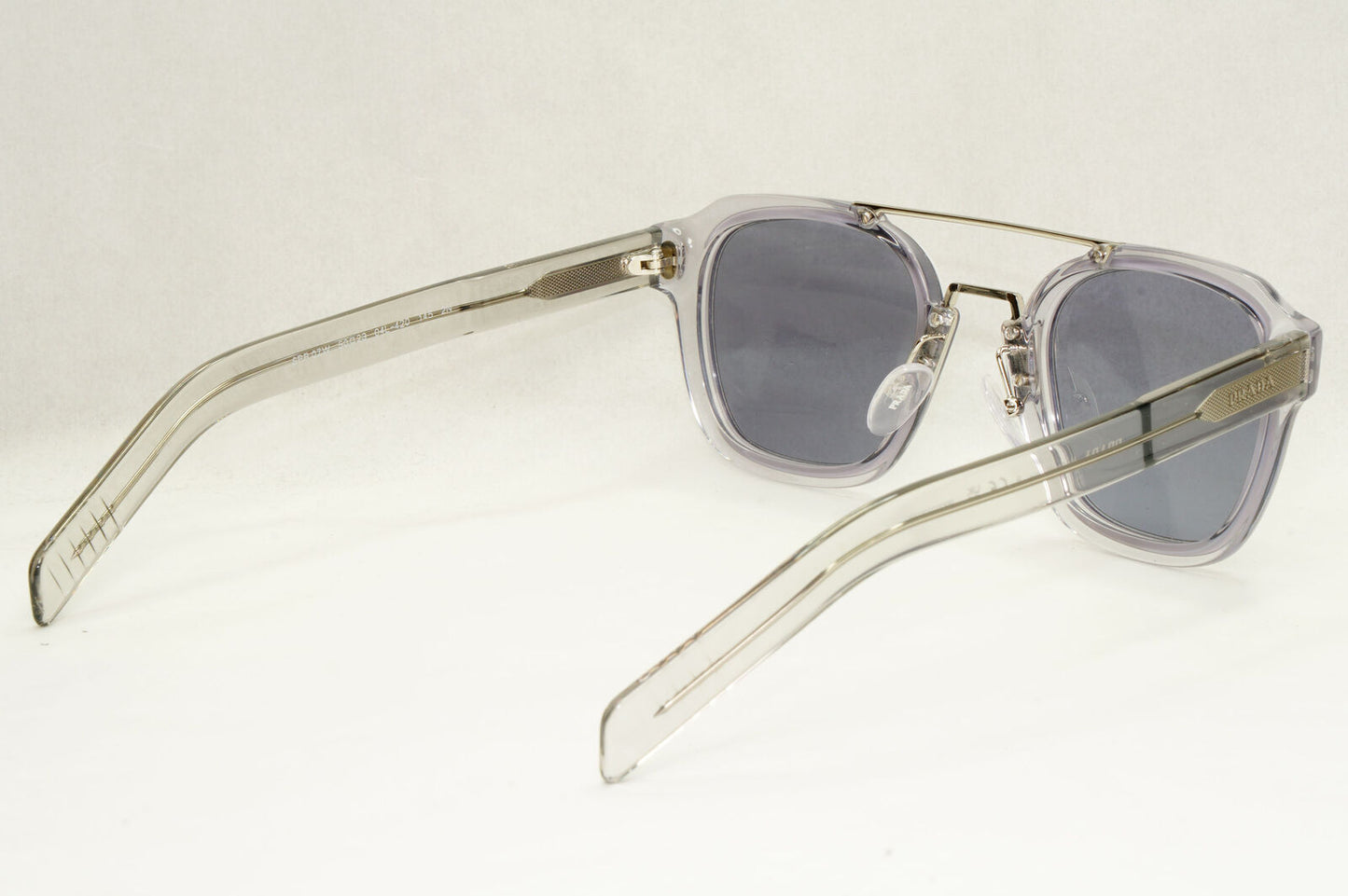Prada Sunglasses Navigator Transparent Grey Pilot Blue SPR 07W PR07WS 04L-420