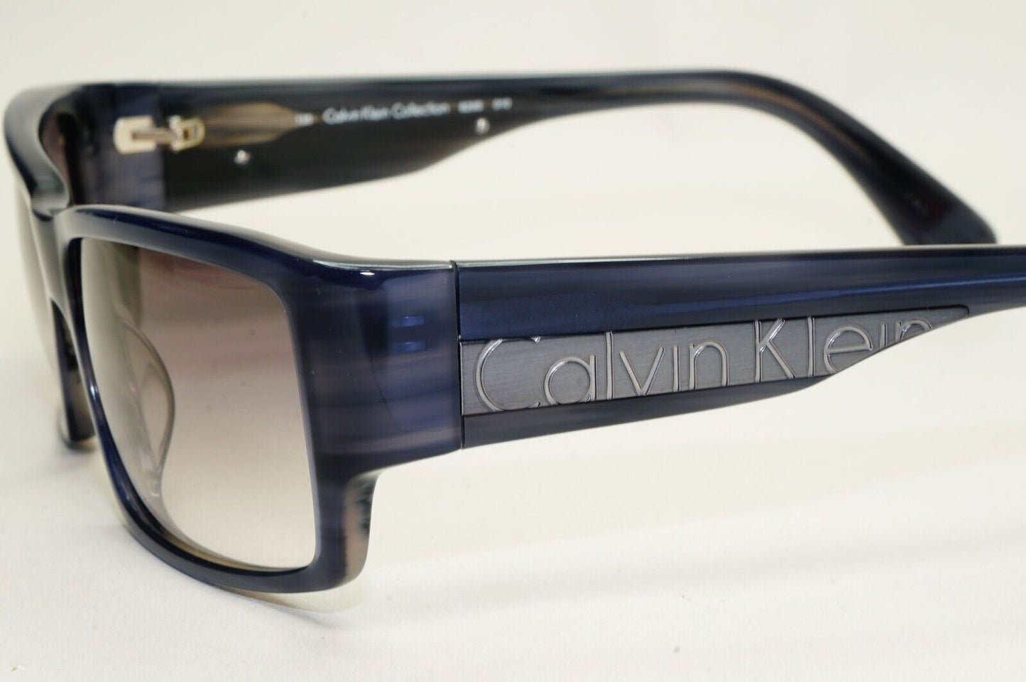 Calvin Klein Sunglasses 2005 Vintage Blue Grey Gradient Square 829S 010 121124