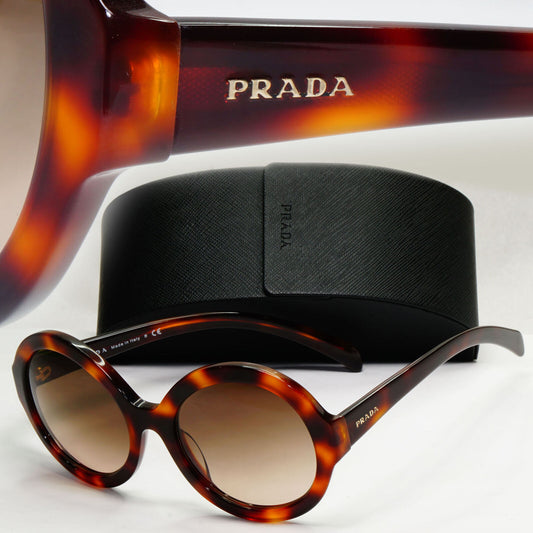 Prada Sunglasses 2015 Brown Round Tortoise PR06RS-F SPR 06R-F TKR-3D0 140124