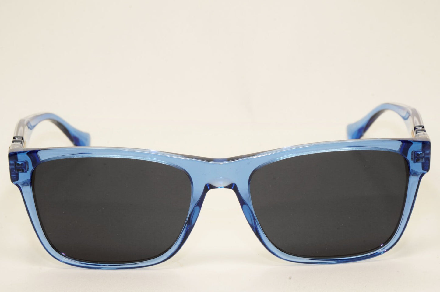 Versace Sunglasses Black Blue Transparent Gold Medusa MOD VE 3303 5415 55mm