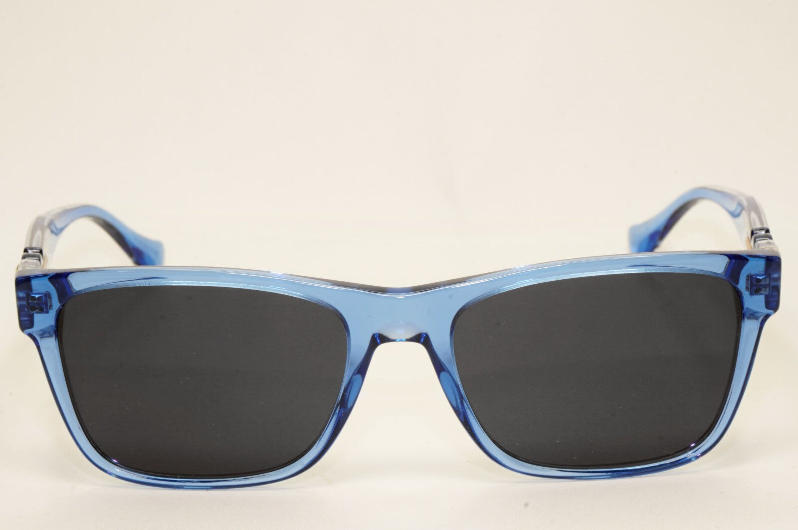 Versace Sunglasses Black Blue Transparent Gold Medusa MOD VE 3303 5415 55mm