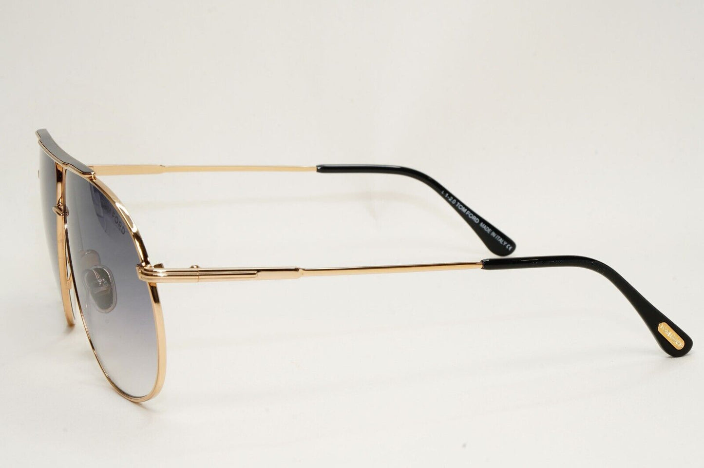 Tom Ford Sunglasses Riley-02 Gold Pilot Grey Gradient Metal FT0825 TF 825 28B