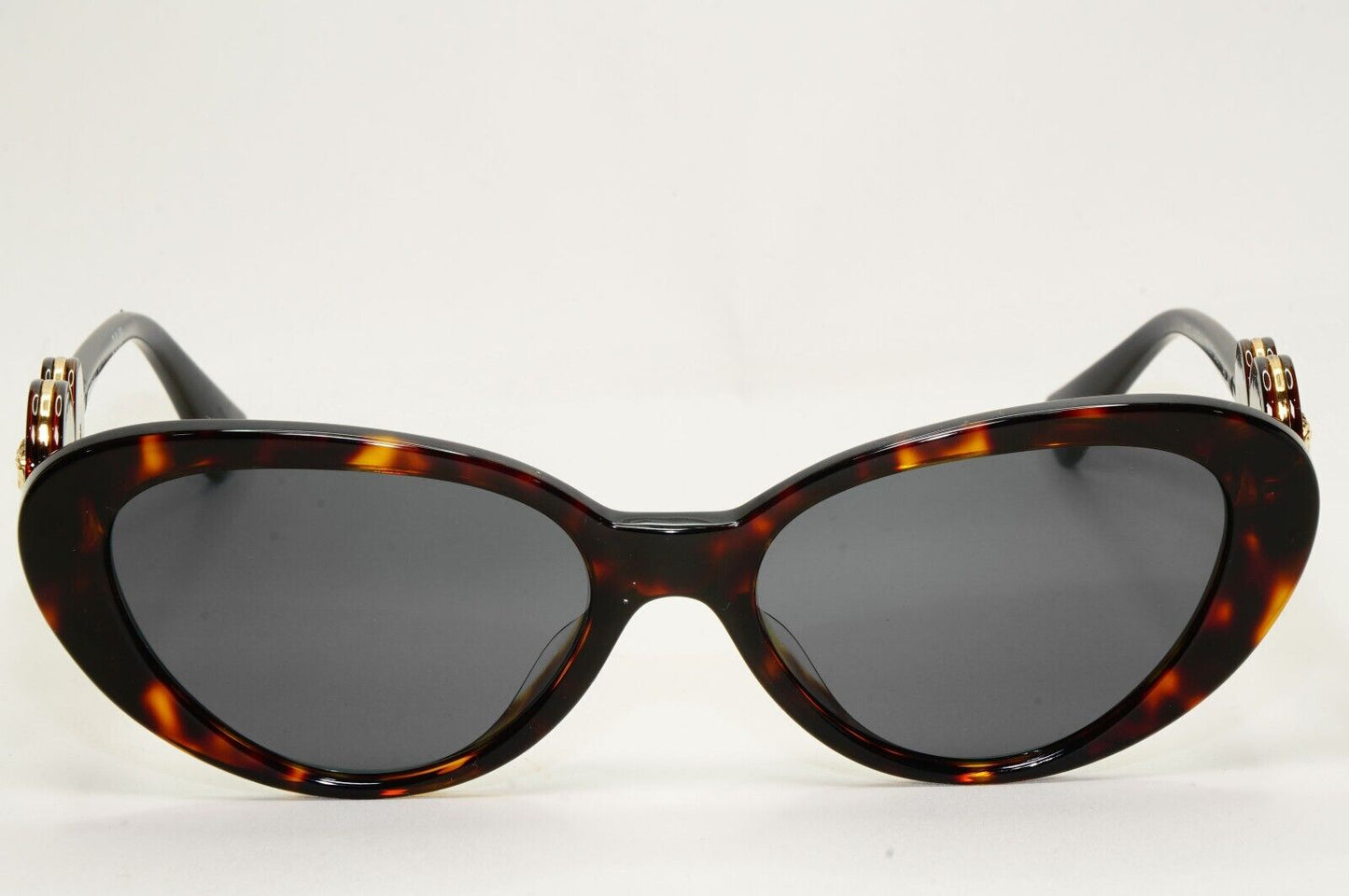Versace Sunglasses Cat Eye Medusa Havana Brown Grey MOD VE 4433-U 108/87 54mm