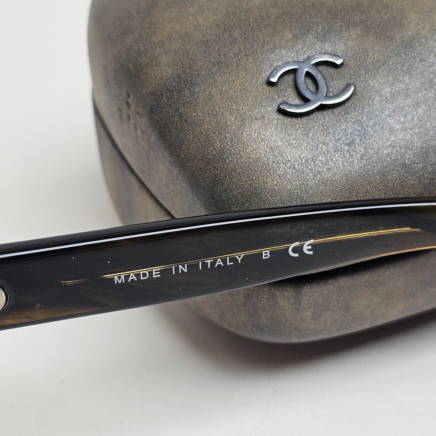 Chanel Sunglasses Olive Marble Green Brown 5359 c.1568/Y9 54mm 100325