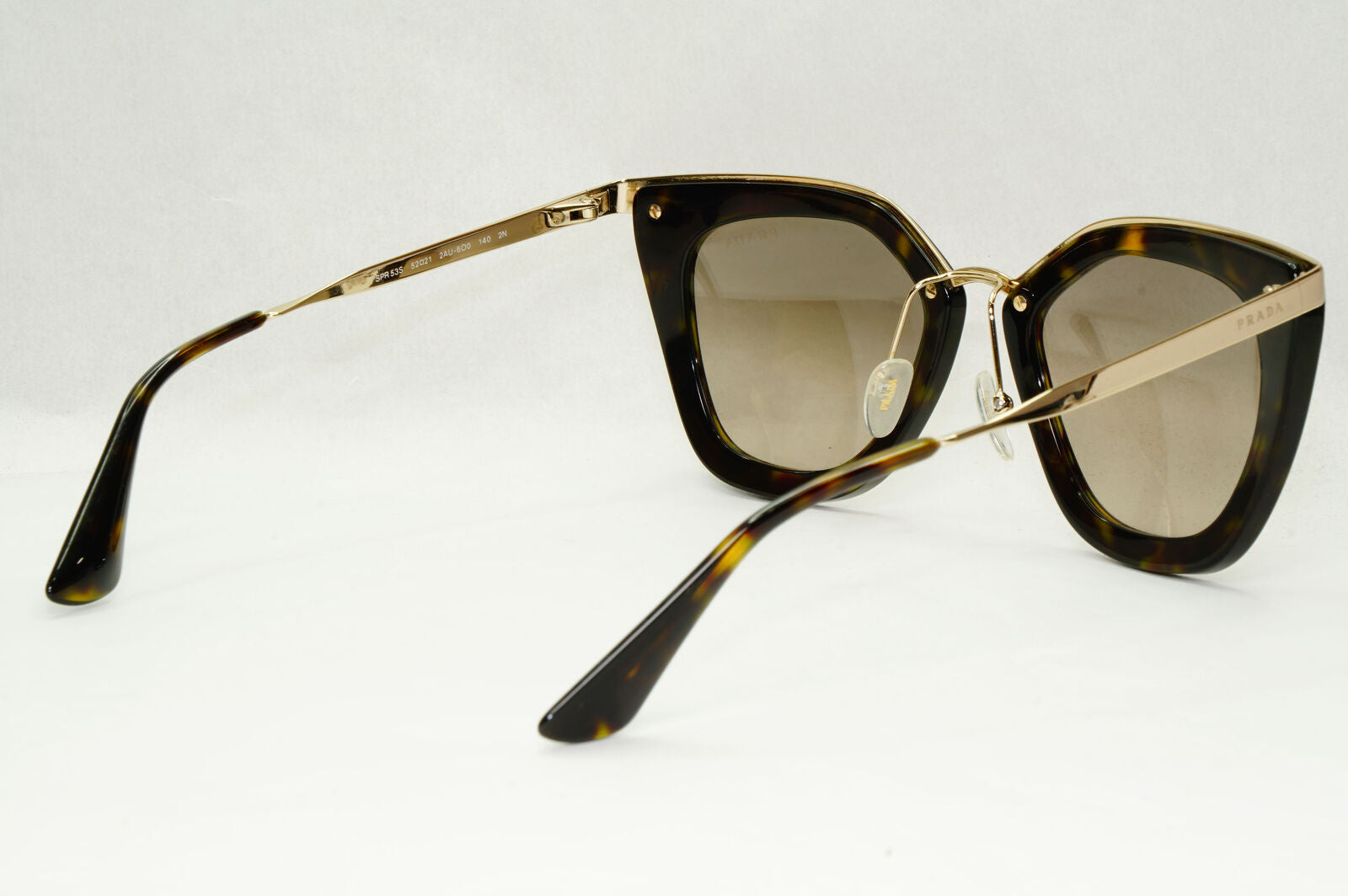 Prada Sunglasses Brown Gold Mirror Cinema Catwalk PR53SS SPR 53S 2AU-6O0