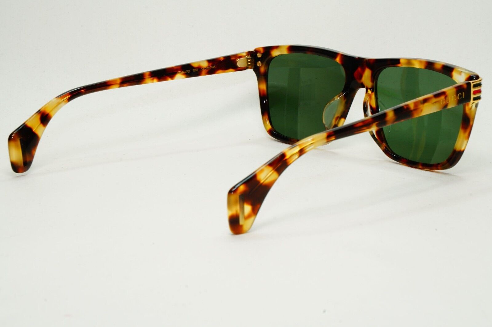 Gucci Sunglasses 2019 Brown Tortoiseshell Green Square GG 0527O 003 54mm 270924