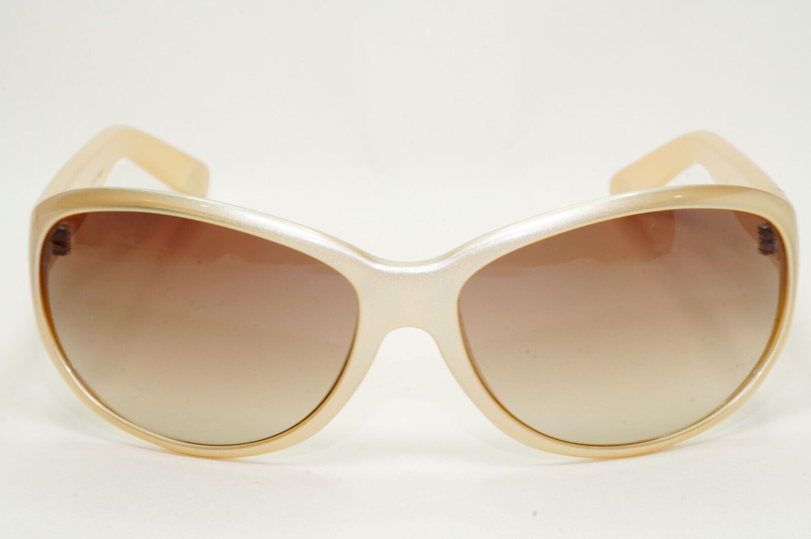 Calvin Klein Sunglasses 2005 Vintage Beige Brown Gradient Wrap 3054S 271 121124
