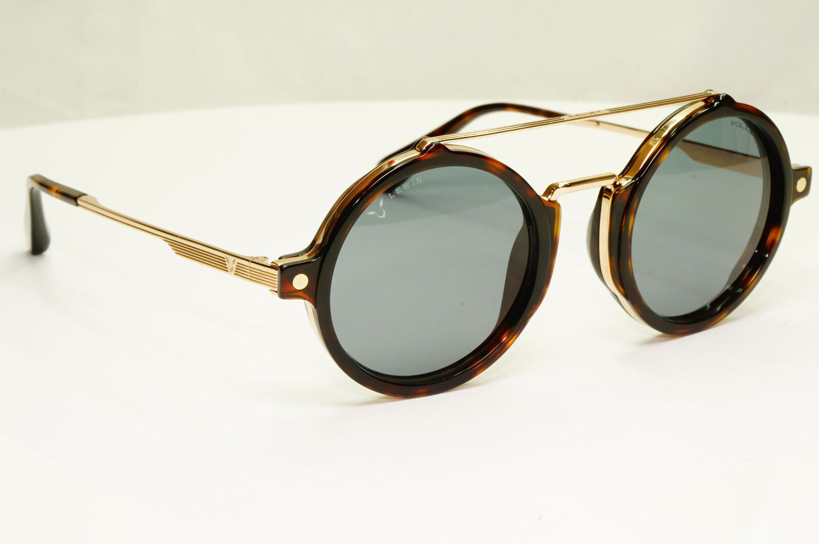 Police Lewis Hamilton F1 Sunglasses Brown Gold Green Tortoise SPL A27N COL 300Y