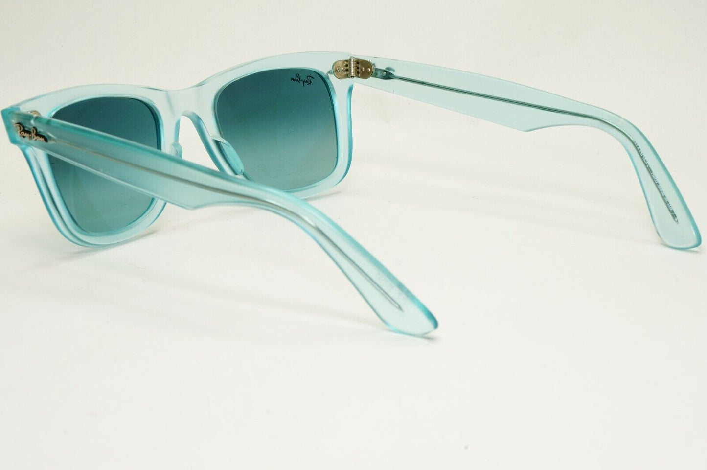 Ray-Ban Sunglasses Wayfarer Ice Pop Blue Transparent RB 2140  6055/4M 051124