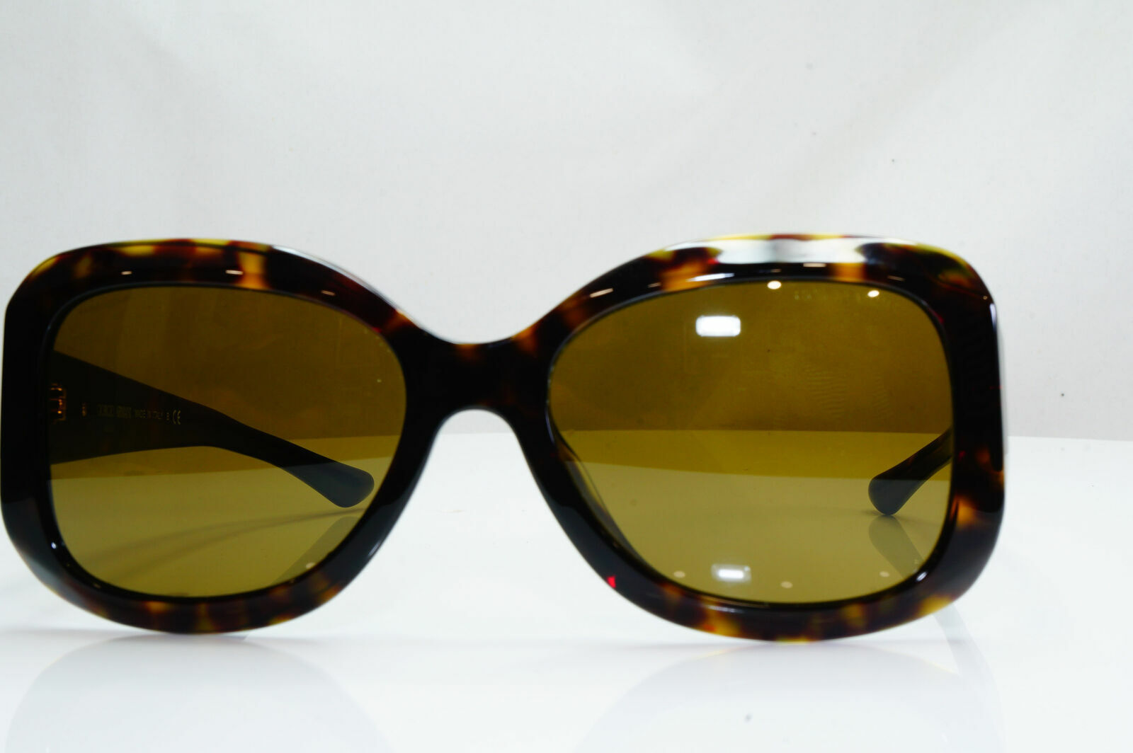 Authentic GIORGIO ARMANI Sunglasses Brown Vintage GOLD AR 8002 5026/73 27020
