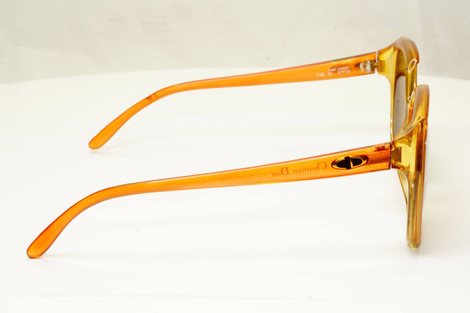 Dior Womens Vintage Sunglasses Designer Germany 1990s Brown 2160 30 36237