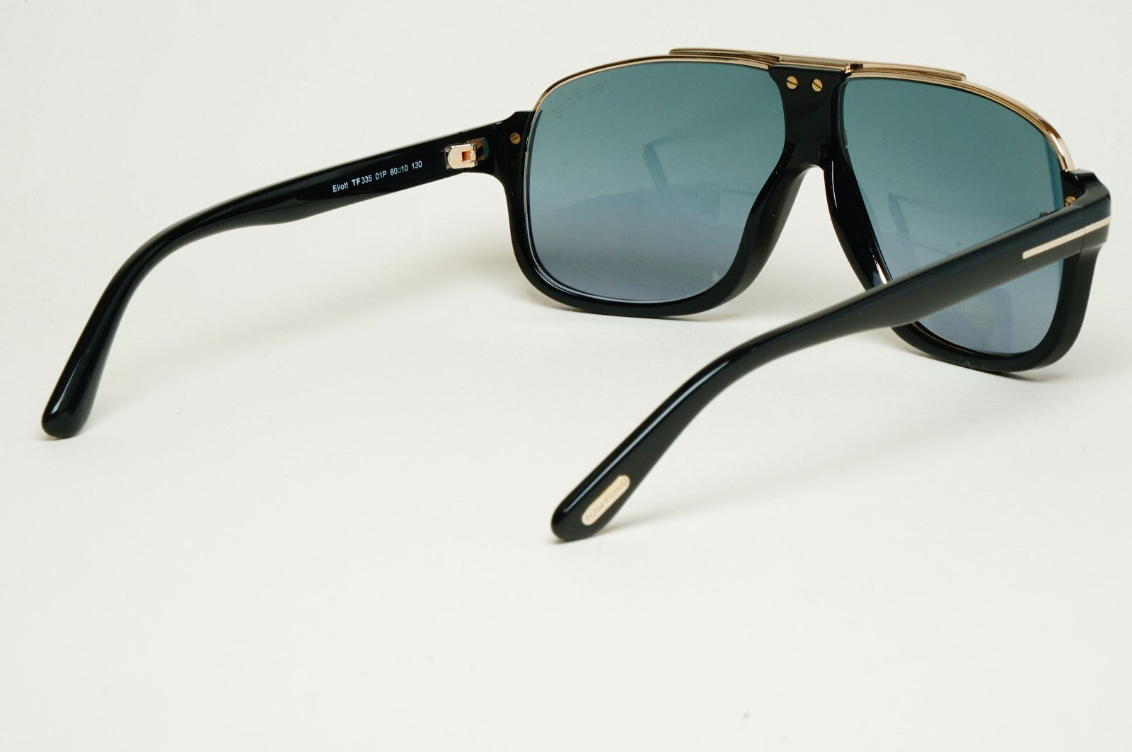 Tom Ford Sunglasses Eliott Black Gold Green Grey Navigator FT0335 TF 335 01P