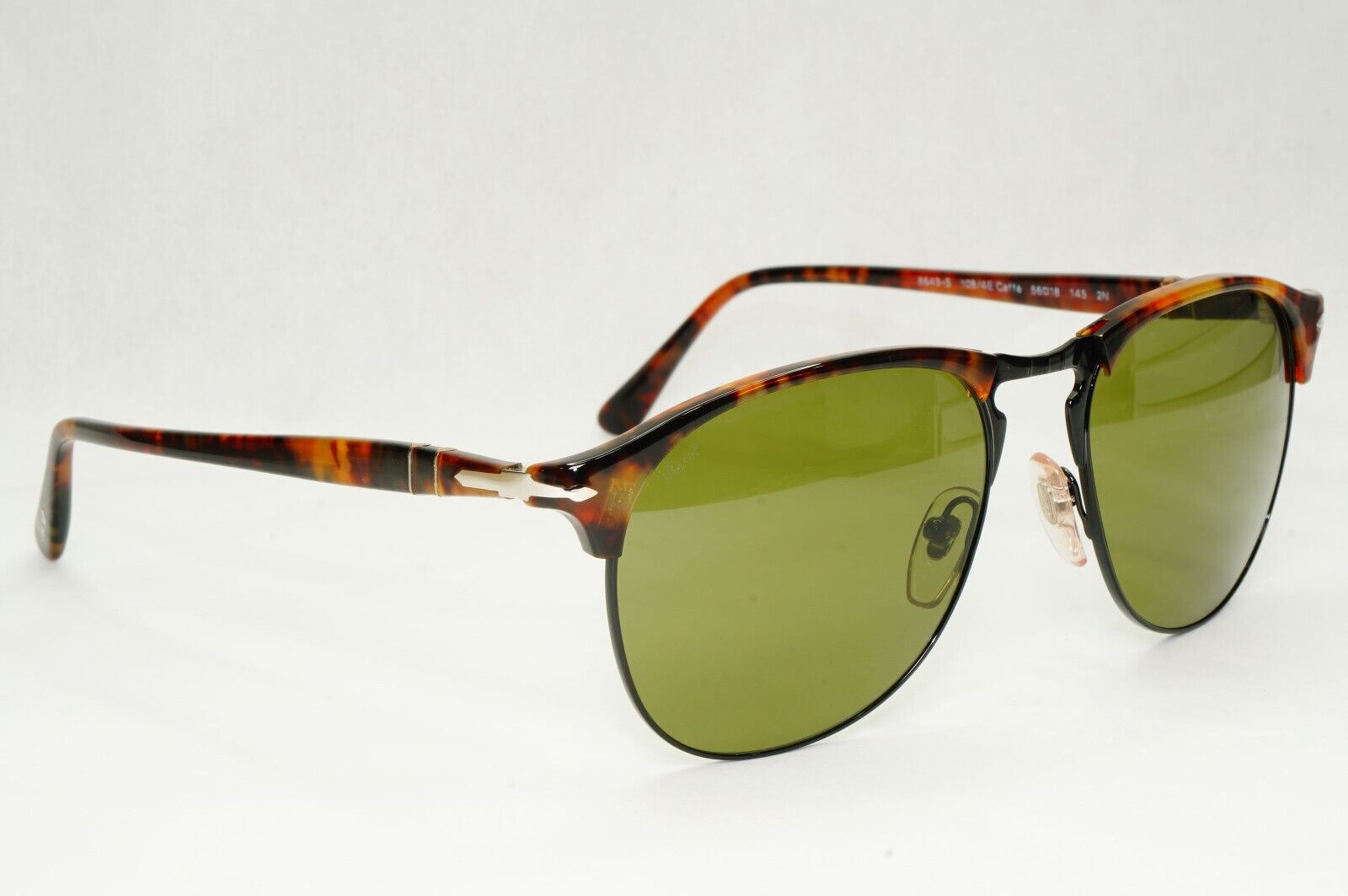 Persol Sunglasses 2015 Brown Caffe Tortoise Green Square 8649-S 108/4E 56mm
