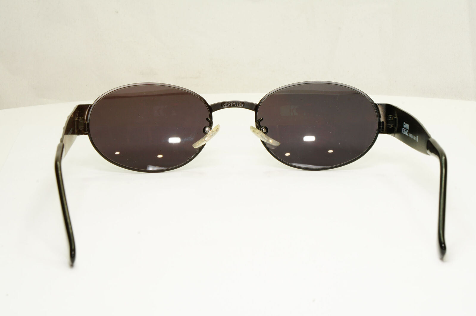 Gianni Versace Sunglasses 1996 Vintage Unisex Black Metal GV MOD X05 COL 028