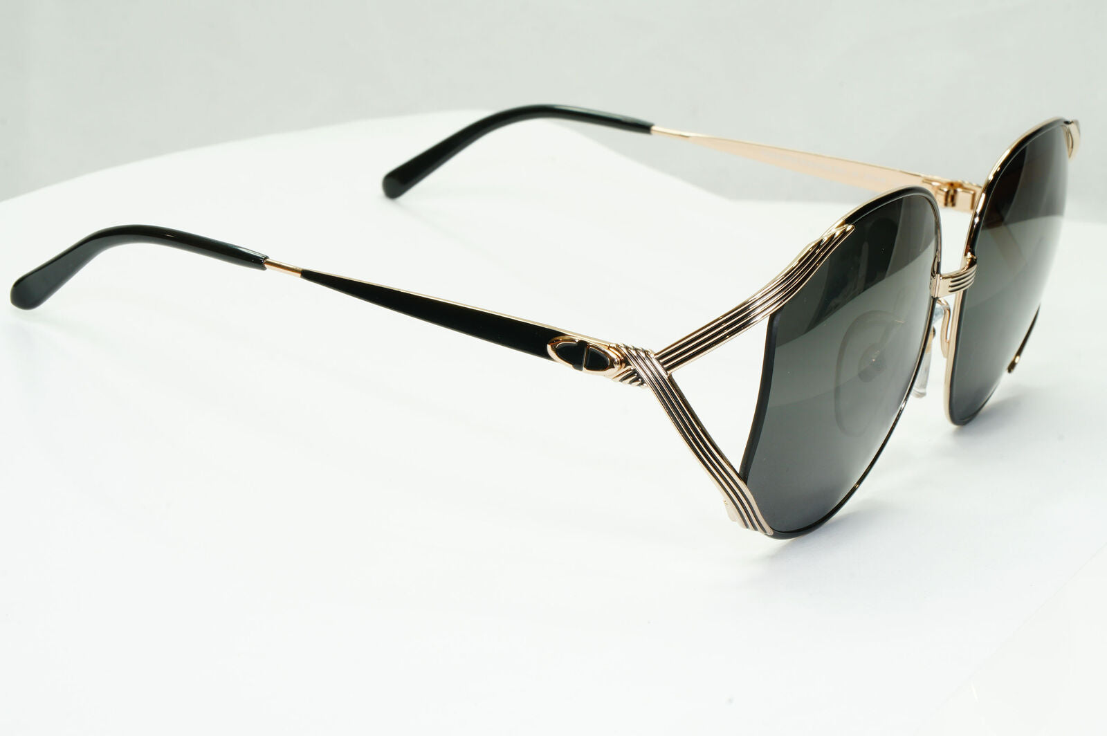 Dior 1990s Vintage Sunglasses Austria Gold Black Retro Square 2387 49 251122