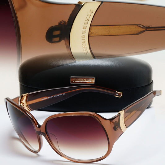 Dyrberg Kern Sunglasses Brown Transparent Gradient Large Darias 321461 211124