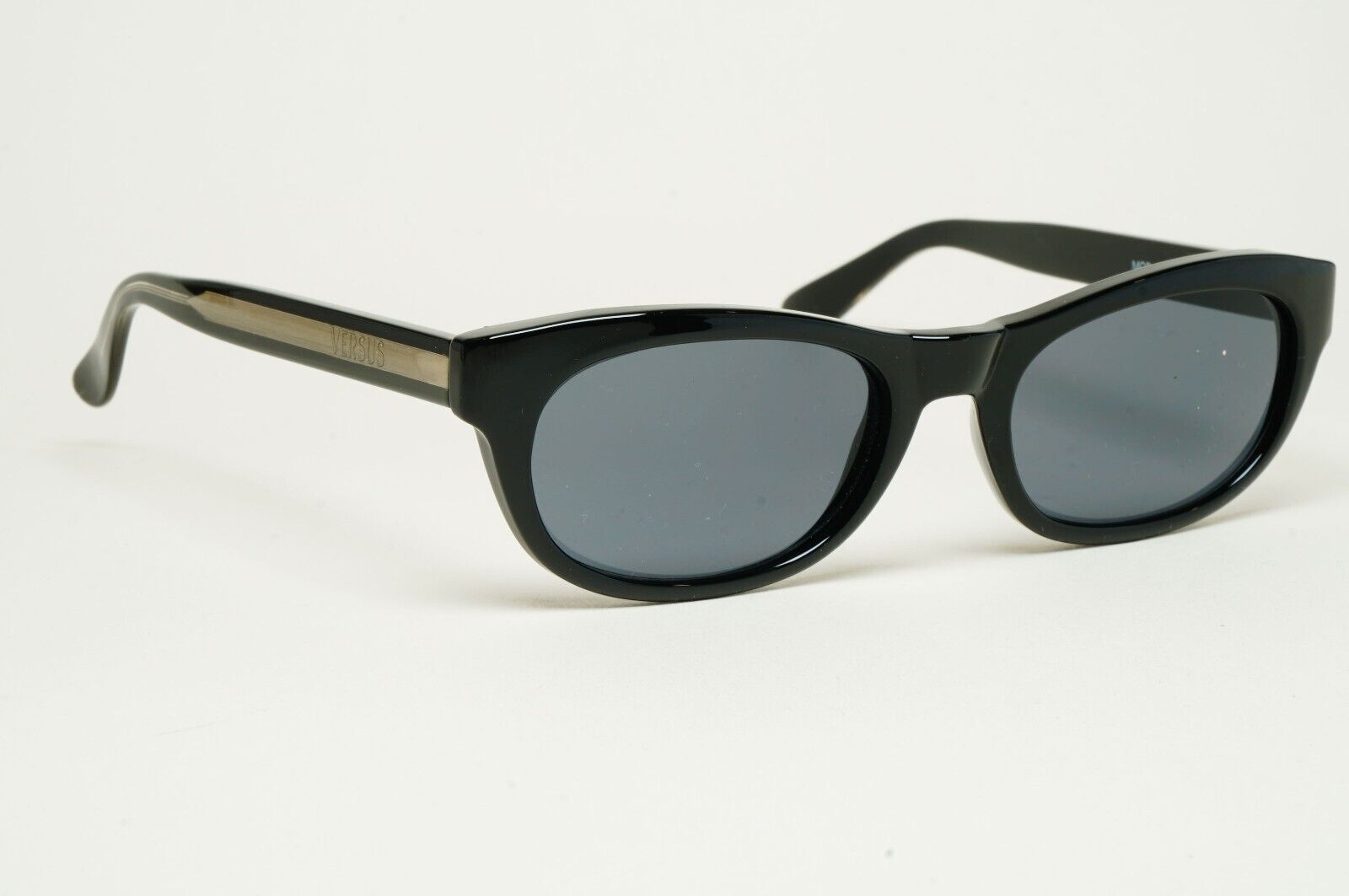Versus Sunglasses 1996 by Gianni Versace Vintage Black Grey MOD E54 COL 852