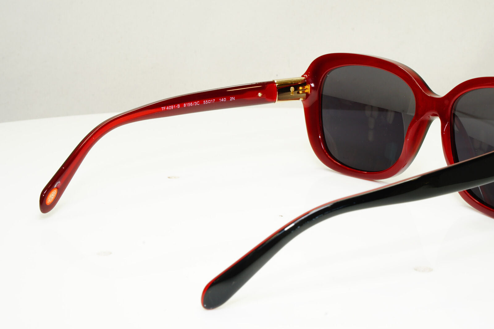 Authentic Tiffany & Co Womens Sunglasses Black Gold Locks TF 4091 8156/3C 30361