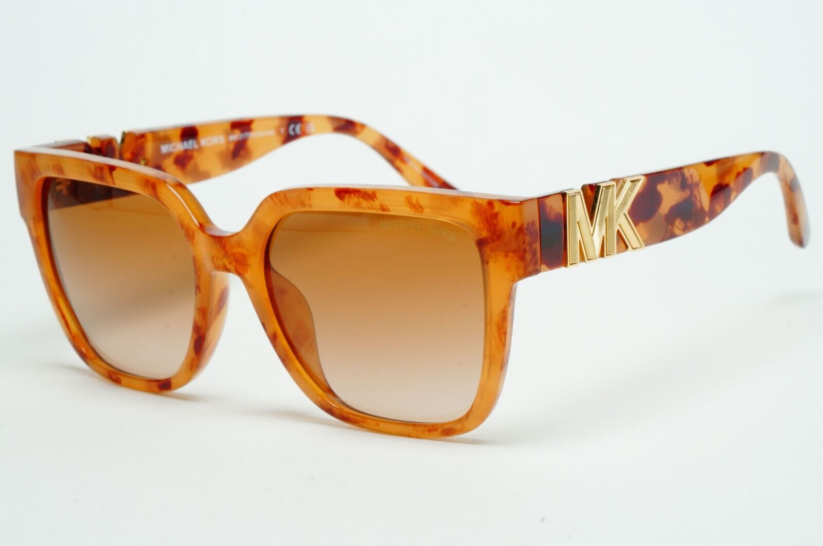 Michael Kors Sunglasses Brown Gold Tortoise Square MK 2170U Karlie 3915/3B 54mm