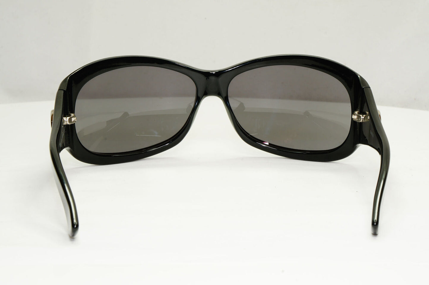 Gucci 2007 Sunglasses Vintage Black Silver Square GG 2966/S 807BN 071222