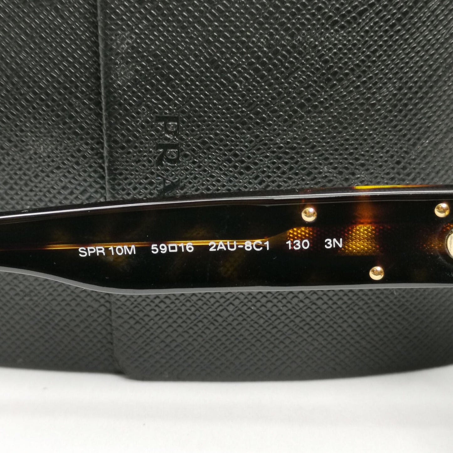 Prada 2011 Triangle Logo Sunglasses Brown Gold PR10MS SPR 10M 2AU-8C1 141122