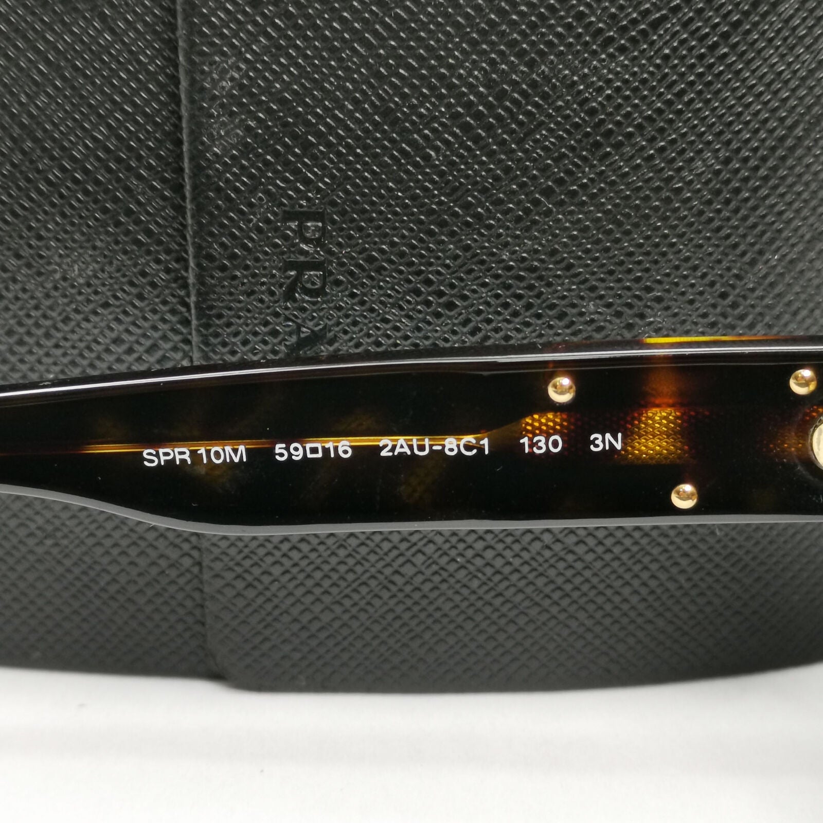 Prada 2011 Triangle Logo Sunglasses Brown Gold PR10MS SPR 10M 2AU-8C1 141122