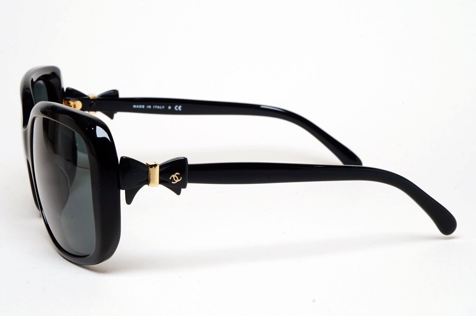 Chanel Sunglasses 2011 Bows Vintage Black Square 5171-A c.888/3F 220125